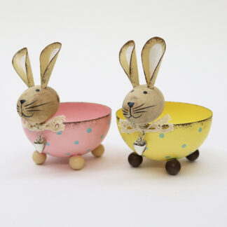 Whimsical Bunny Face Bowls