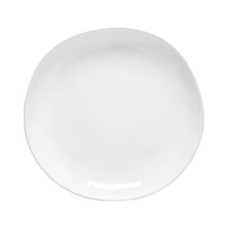 Livia White Dinner Plate