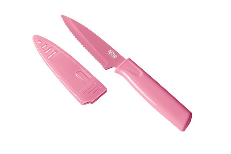 Serrated Utility Knife Pink Large